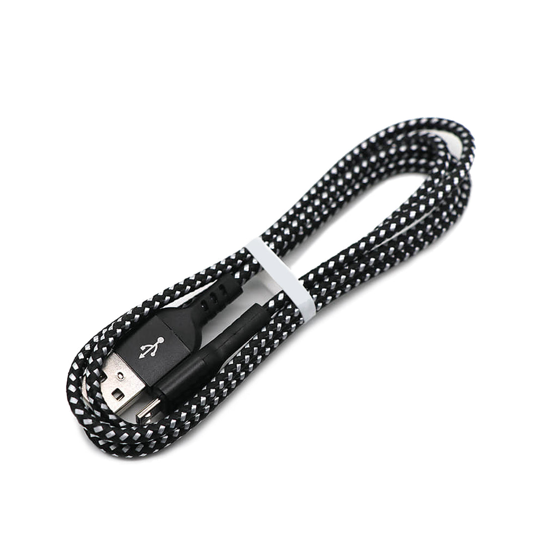 Cabo micro USB Maclean, suporta carregamento rápido 2,4A, transferência de dados, 5V/2,4A, preto, comprimento 2m, MCE483