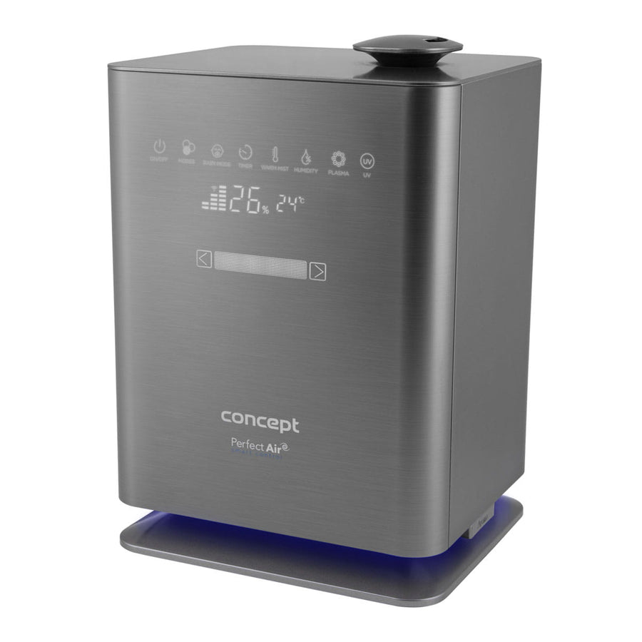 CONCEITO ZV2021 Humidificador Wi-Fi Perfect Air Temporizador de Aromaterapia UV UVC Display LED