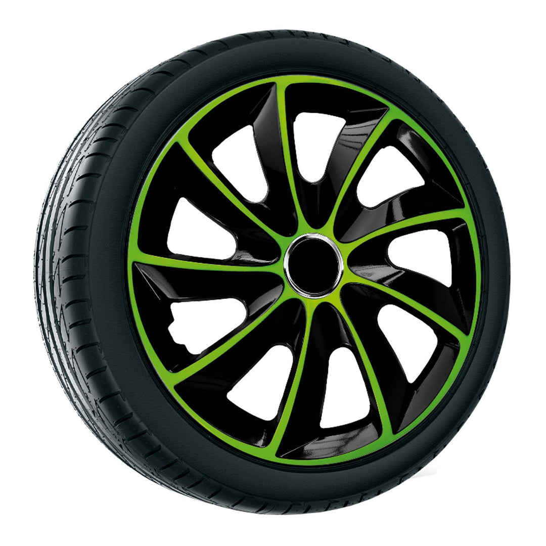 Plugues 15'' NRM EXTRA STIG GREEN BLACK verde-preto 4 peças