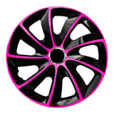 Bonés 16" NRM EXTRA STIG ROSA PRETO rosa/preto 4 peças