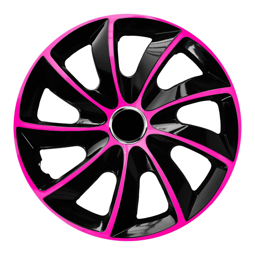Calotas 17" NRM EXTRA STIG PINK BLACK rosa/preto 4 peças
