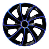 Tapas 17" NRM EXTRA STIG AZUL NEGRO azul/negro 4 piezas