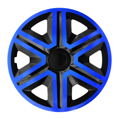 Tapones 14" NRM ACTION DOUBLECOLOR AZUL NEGRO 4 piezas