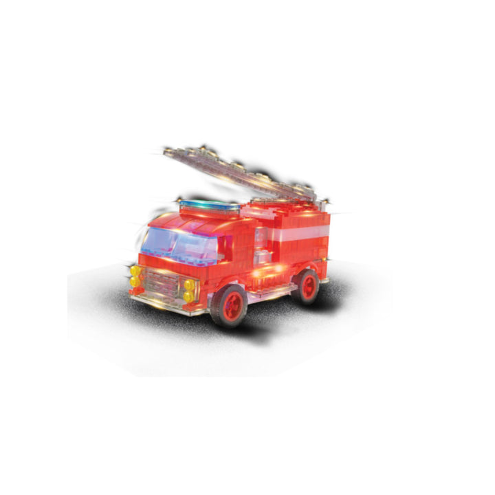 Carro de bombeiros 12 em 1 LED LASER PEGS