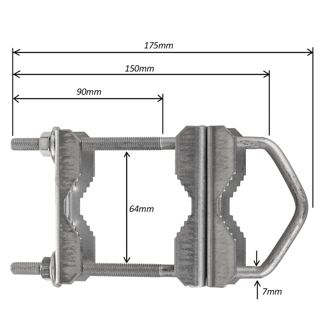 Conector de braçadeira de mastro Maclean cibant MCTV-921