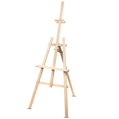 Cavalete de pintura WOODOK com ajuste de altura, madeira de faia estável, madeira natural ecológica, para adultos e crianças, profissional