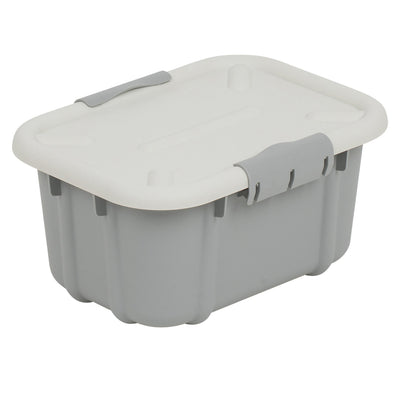 Recipiente de armazenamento BranQ Velur 3,6L com tampa cinza claro