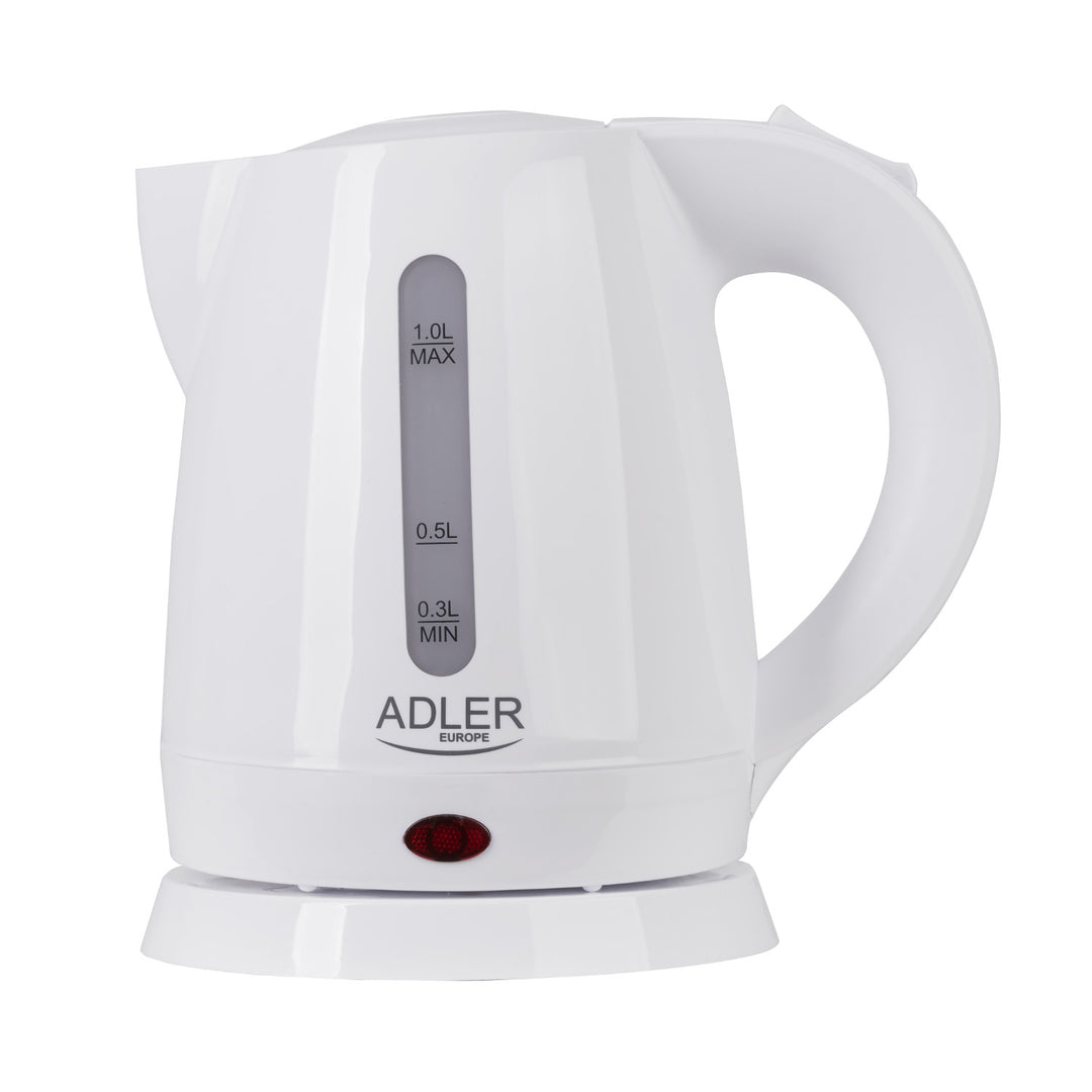 Chaleira plástica 1.0L 1600W Adler AD 1272 branca