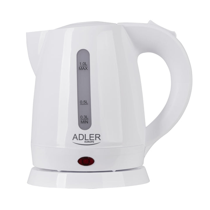 Chaleira plástica 1.0L 1600W Adler AD 1272 branca