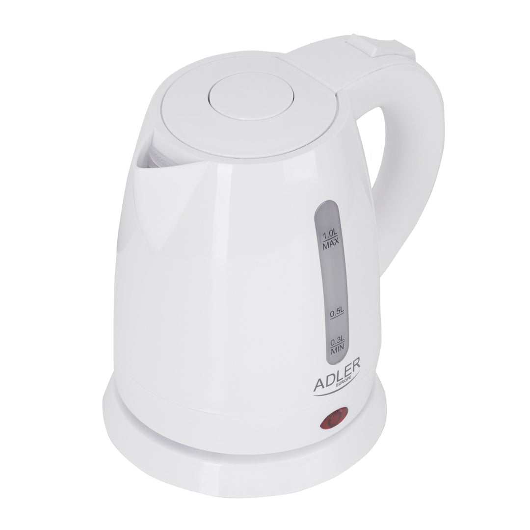 Chaleira plástica 1.0L 1600W Adler AD 1272 branca