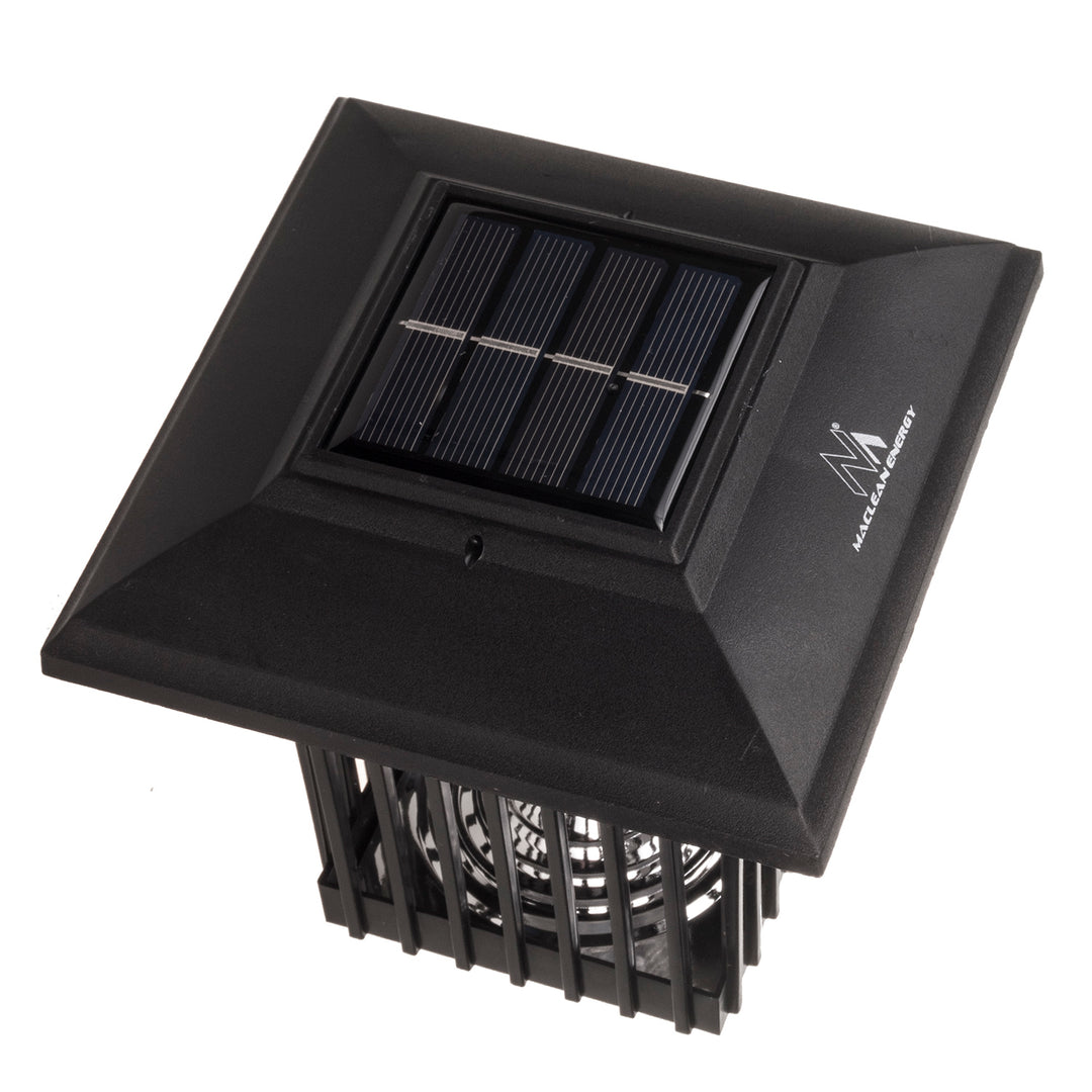 Lámpara solar insecticida LED de Maclean, IP44, LED/UV, 2* baterías Ni-MH 200 mAh, solar 2V DC MCE448