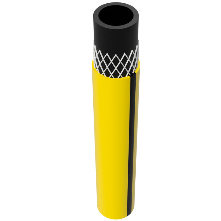 Mangueira de água de 3 camadas Mangueira de jardim Flexível Irrigação Cross Trançado Mangueira Flexível de Poliéster Resistente a UV 25 Bar 1/2" 20m