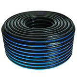 Mangueira de água de 4 camadas Mangueira de irrigação de jardim Flexível trançado em cruz de poliéster resistente a UV Mangueira 25 Bar 1/2" 20m