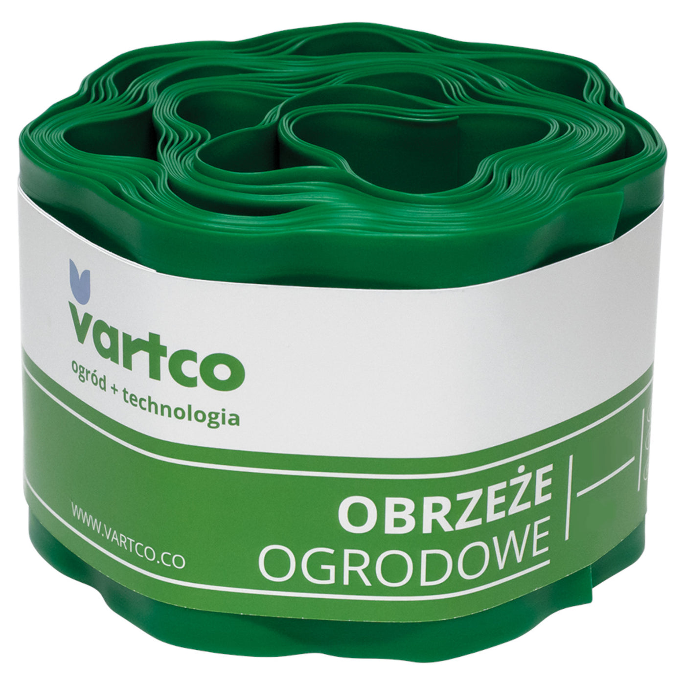 Gramado afiação cama cerca ondulada borda jardim barreira de raiz plástico 10cm x 9m verde