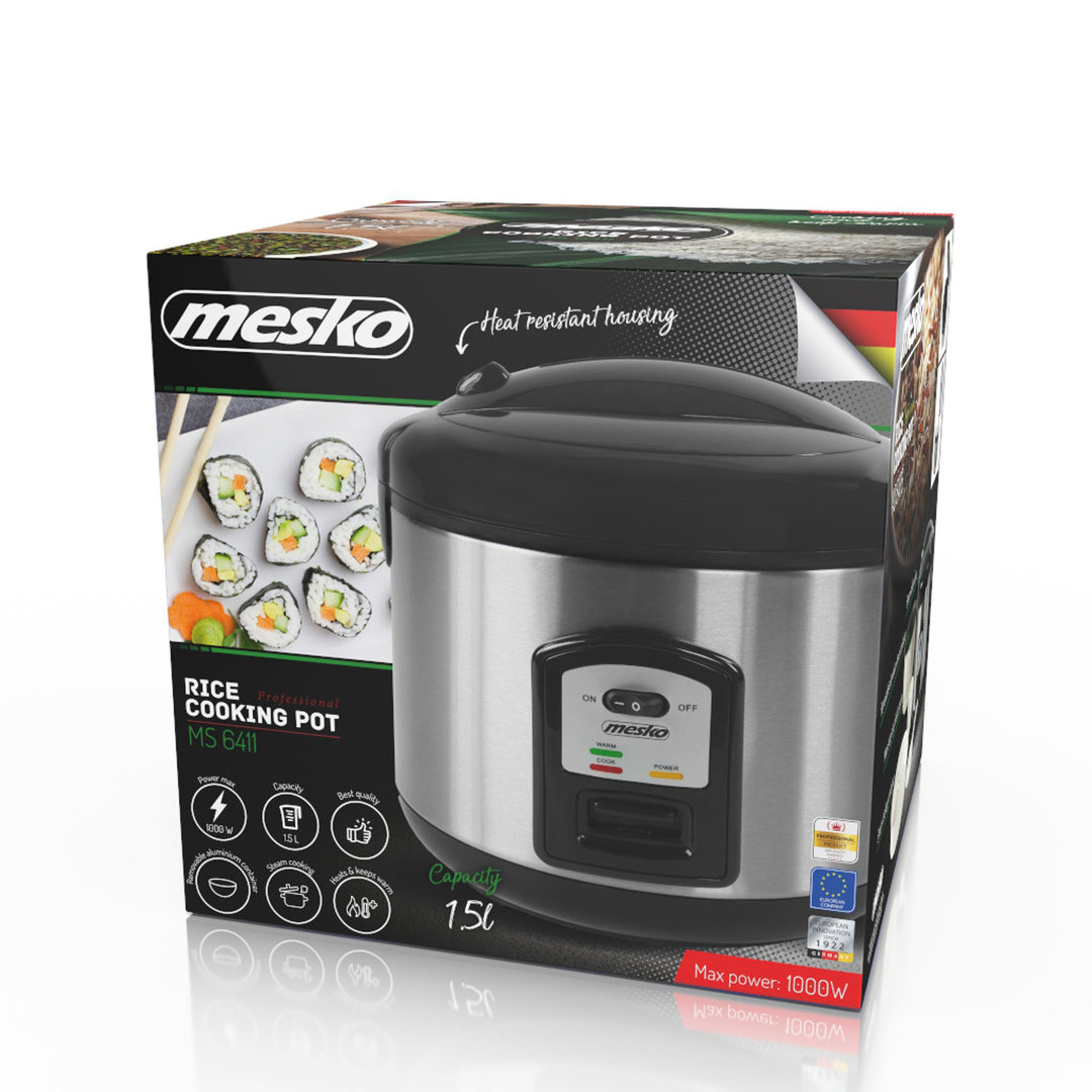 Arrocera Mesko MS 6411 - cocina el arroz y lo mantiene caliente