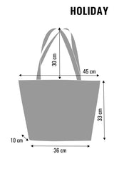 Bolsa de ombro Holi com zíper para mulheres, adequada para bolsa de transporte A4 com motivo Rumba