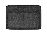 Organizador de bolsa premium Organizador de bolsa de feltro preto