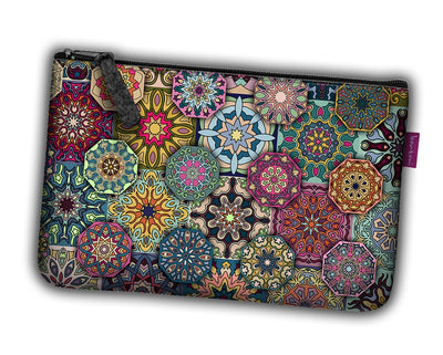 Bolsa organizadora de feltro para produtos de higiene pessoal com zíper Bolsa cosmética para organizador de maquiagem Valência