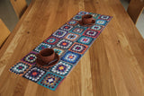 Corredor de mesa Fita de feltro com padrão Decoração de mesa Easy Care 95 x 33 cm Frania