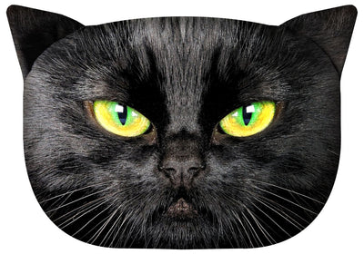 Almofada de design com motivo de gato Almofada decorativa com zíper oculto e enchimento Almofada Nero