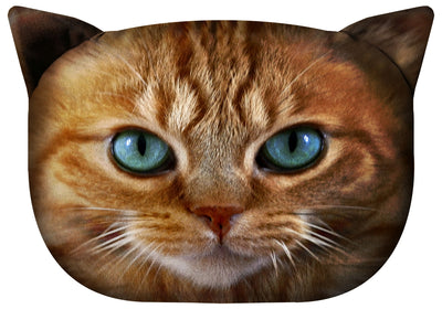 Almofada de design com motivo de gato Almofada decorativa com zíper oculto e enchimento Almofada Benek
