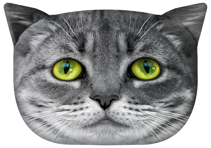 Cojín de diseño con motivo de gato Cojín decorativo con cremallera oculta y relleno Cojín Lolek