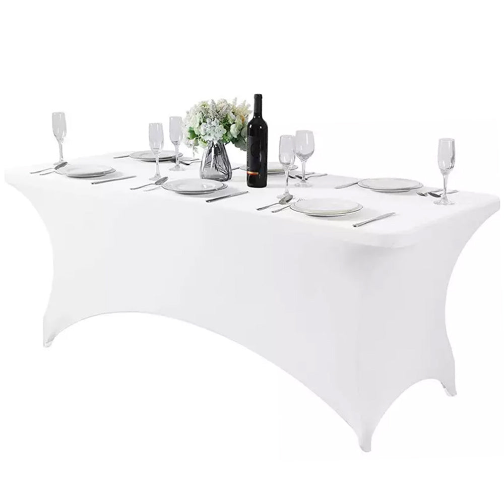 Toalha de mesa flexível para catering branca GreenBlue, 180x75x74cm, elastano, GB371