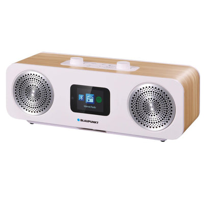 Rádio DAB+/FM Rádio Internet com Bluetooth Compatível com Spotify Connect Podcasts Suporte UPnP Tela TFT Relógio com função de alarme 2,4".