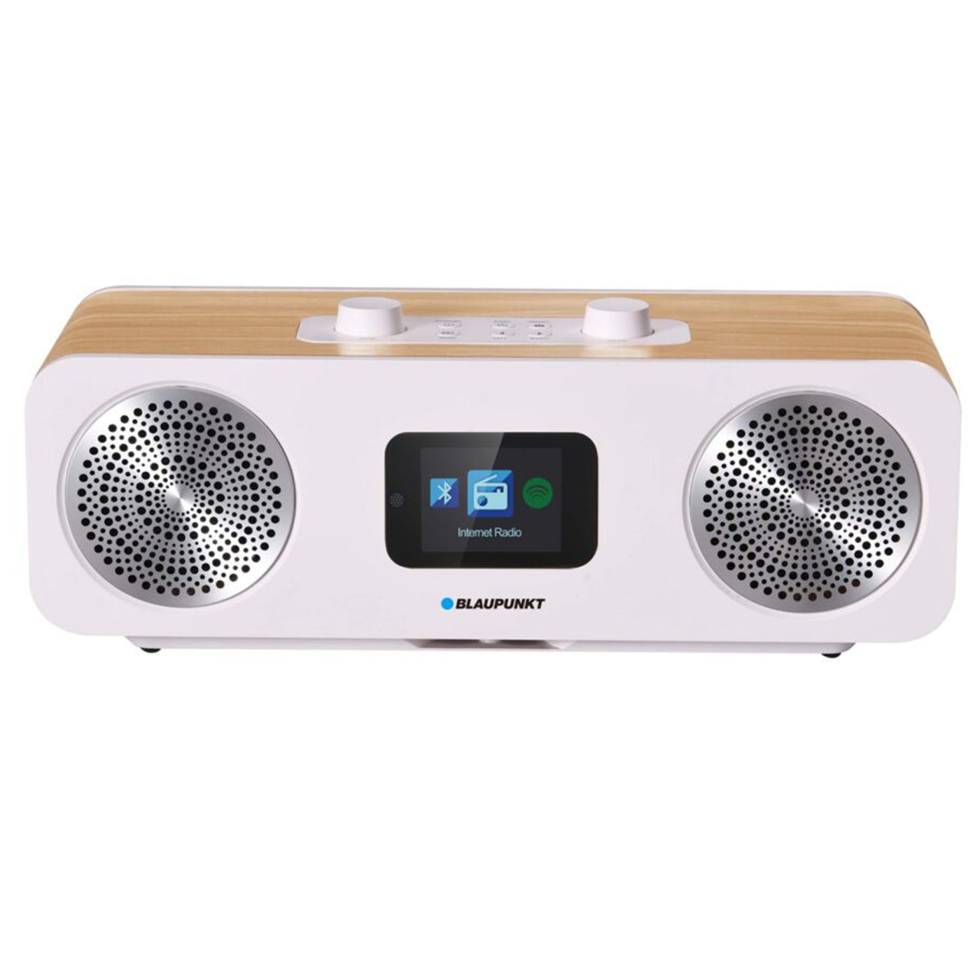 Rádio DAB+/FM Rádio Internet com Bluetooth Compatível com Spotify Connect Podcasts Suporte UPnP Tela TFT Relógio com função de alarme 2,4".