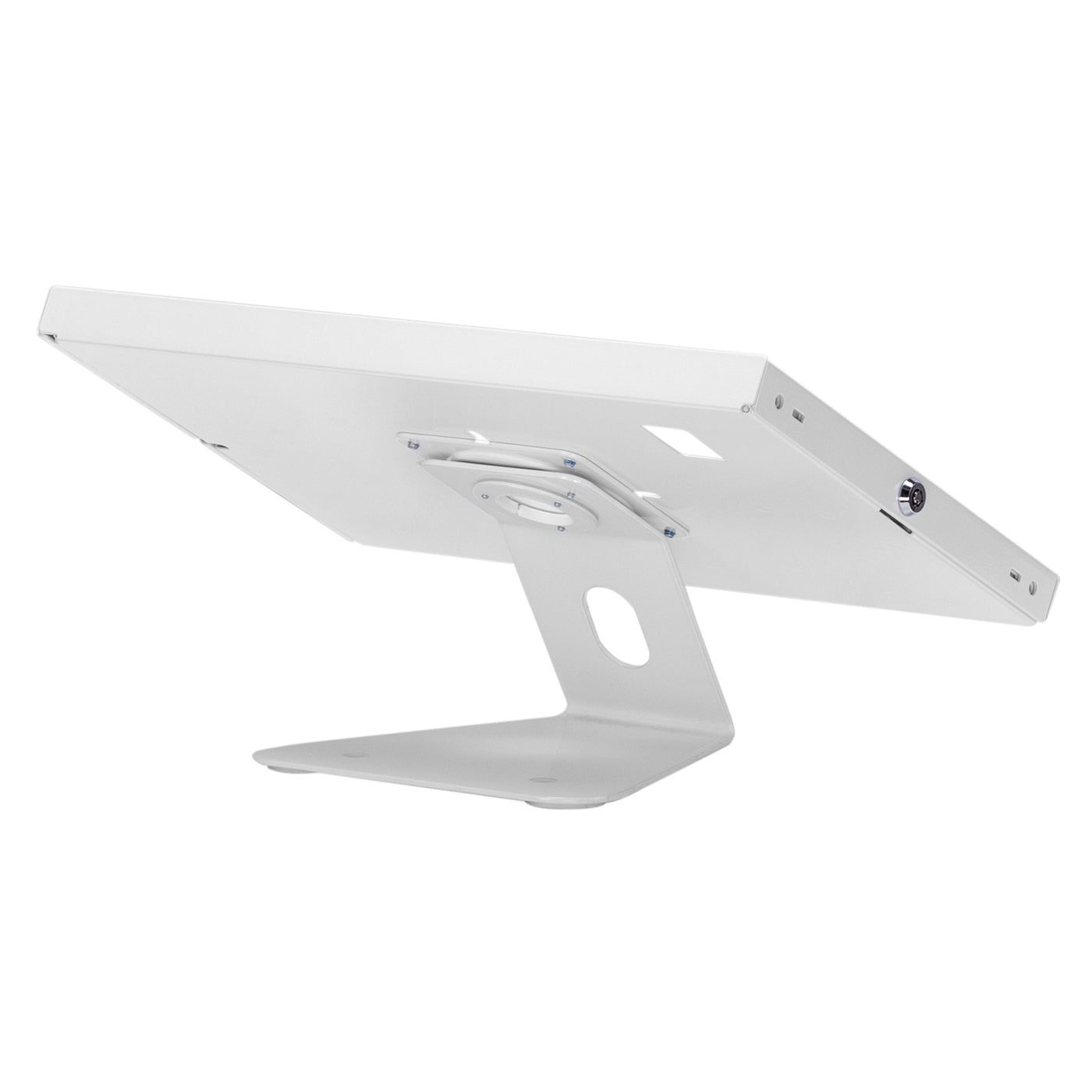 Maclean MC-475 - Soporte para Tablet con Protección Antirrobo para Montaje en Pared o Mesa, Compatible con 9,7"-11", iPad/iPad Air/iPad Pro, Samsung Galaxy Tab A/Tab A7/Tab S6 Lite (blanco)