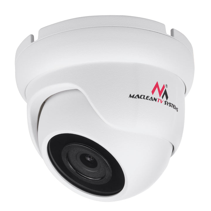 Câmera dome externa Maclean IPC 5MPx, PoE, CMOS 1/2,8" H.265+, Onvif, MCTV-515