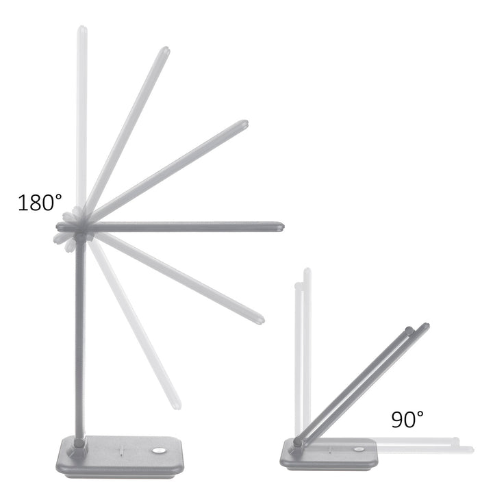 Lâmpada de mesa LED regulável Lâmpada de mesa 9W IP20 3000K 4500K 6500K