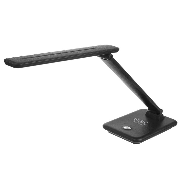 Lâmpada de mesa LED regulável Lâmpada de mesa de 9W com carregador de indução Qi