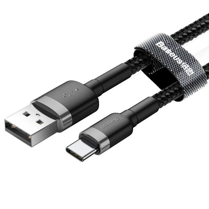 USB - Cable USB-C 3m Baseus Cafule CATKLF-UG1 Cable de carga rápida 2A para carga rápida.