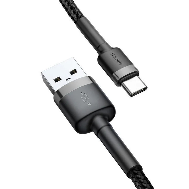 USB - Cable USB-C 3m Baseus Cafule CATKLF-UG1 Cable de carga rápida 2A para carga rápida.