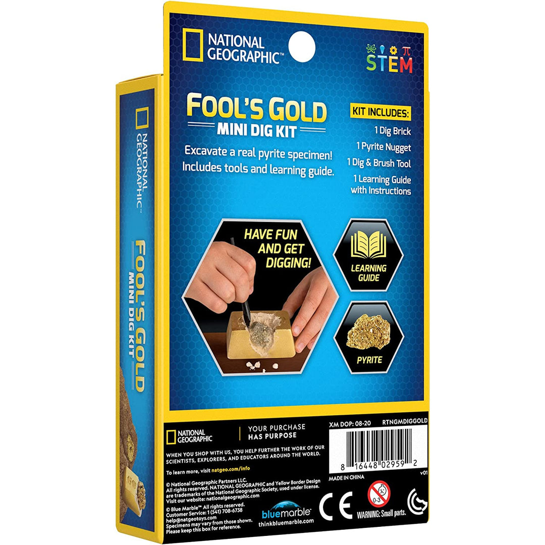 Conjunto National Geographic - Fool's Gold (Impulse Mini Dig Fool's Gold)