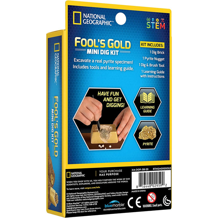 Conjunto National Geographic - Fool's Gold (Impulse Mini Dig Fool's Gold)