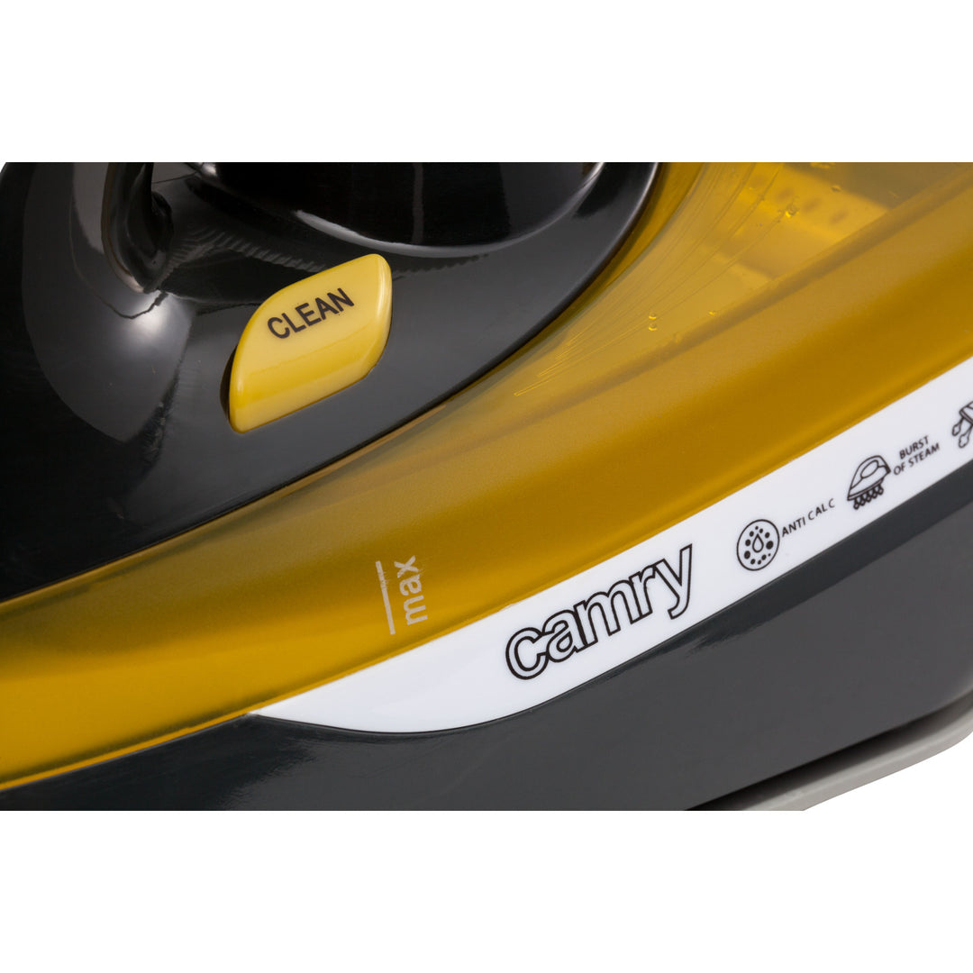 Plancha Camry CR 5029 3000W - suela de cerámica, función de limpieza automática