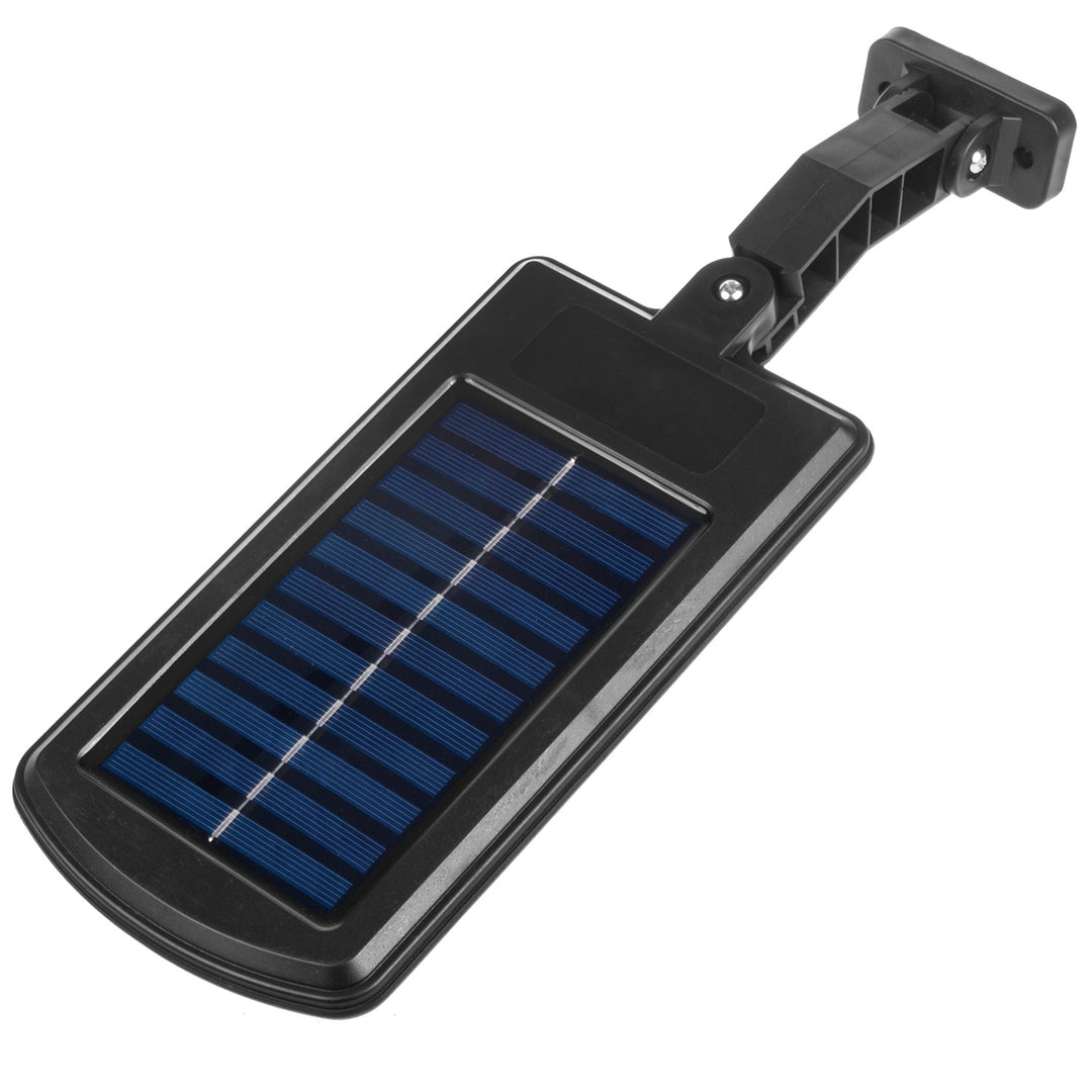 Farola LED solar con sensor de movimiento y mando a distancia Maclean IP54, 4W, 400lm, 6500K, Li-ion 1200 mAh, 3 modos de funcionamiento MCE446