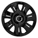 Calotas NRM 15" Supernova lacadas pretas 4 peças