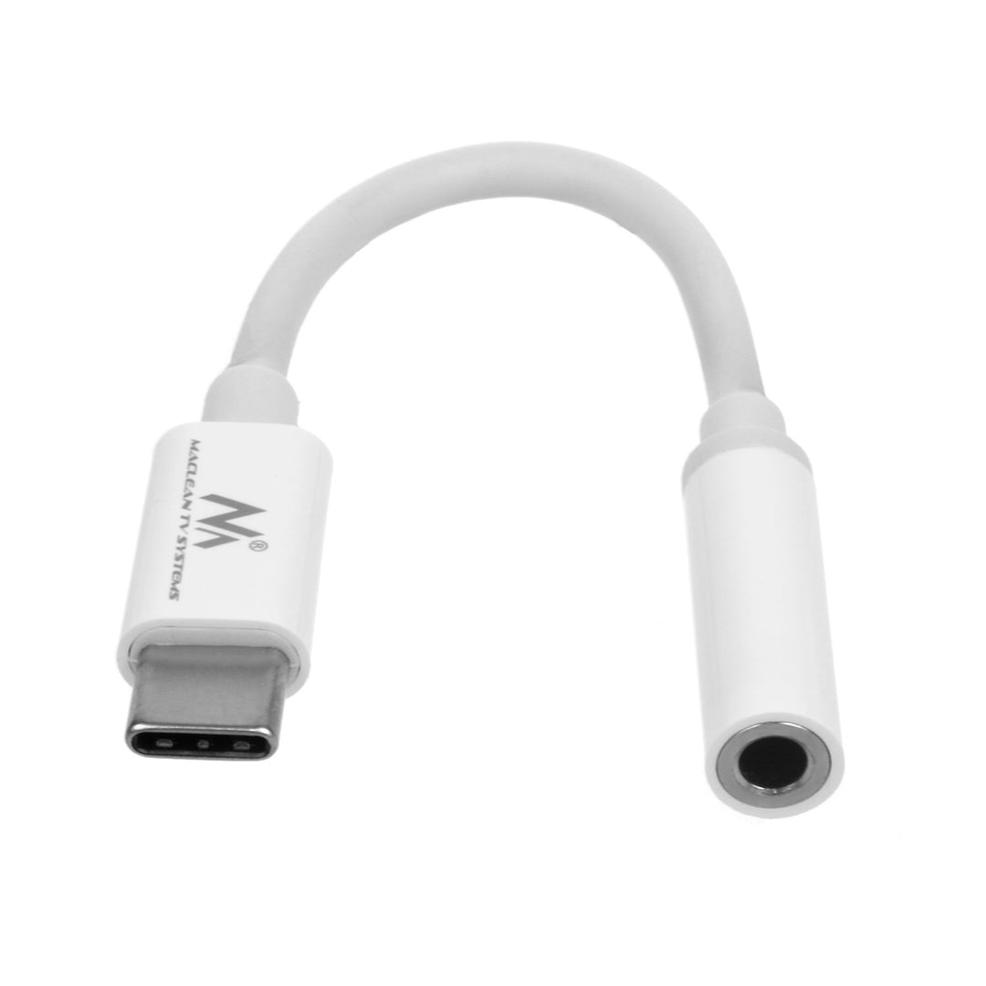 Adaptador USB tipo C - minijack de 3,5 mm Maclean, MCTV-847