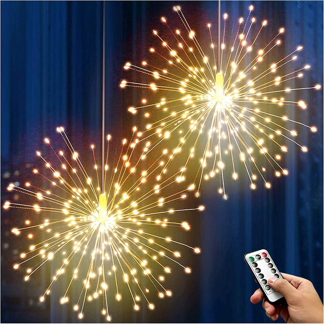 Lâmpada/sopradores de fogos de artifício Maclean LED, 30cm x 12 peças, 120 LEDs, 8 modos de iluminação, 4xAA (LR06), temperatura de cor.3000K, MCE419