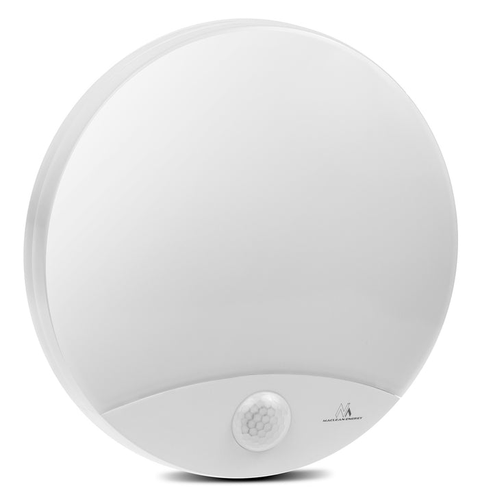 Lâmpada LED detector de movimento Maclean, infravermelho, branco, 10W, IP44, branco natural (4000K), 900lm, MCE357 W