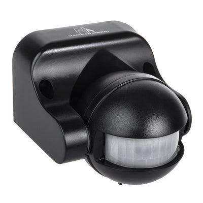 Sensor de movimento infravermelho Maclean MCE358 B Sensor PIR de 180° com sensor infravermelho de crepúsculo IP44 | Uso interno e externo | Alcance até 12 m | Carga de 300/1200 W