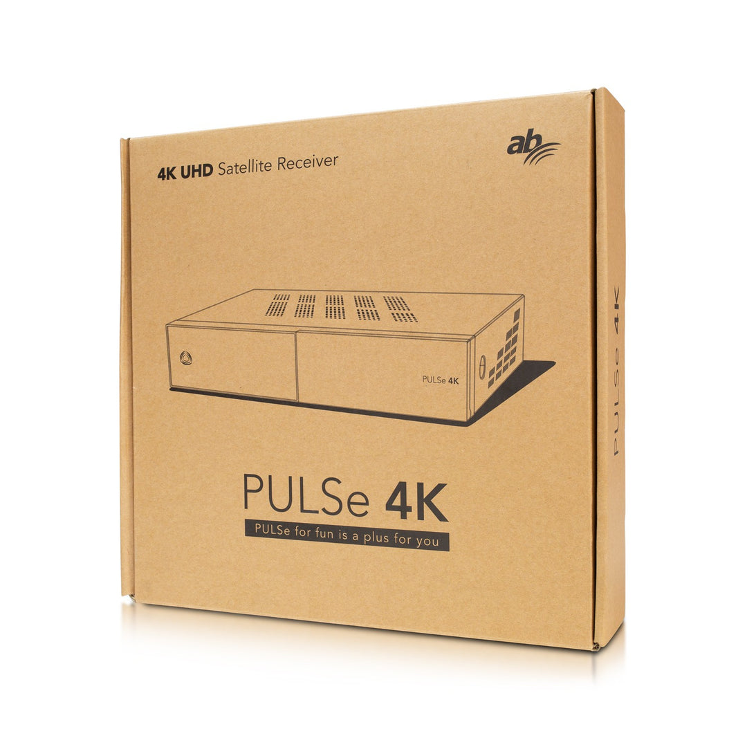 Receptor AB PULSe 4K UHD (1x sintonizador DVB-S2X + 1x sintonizador DVB-T2/C)