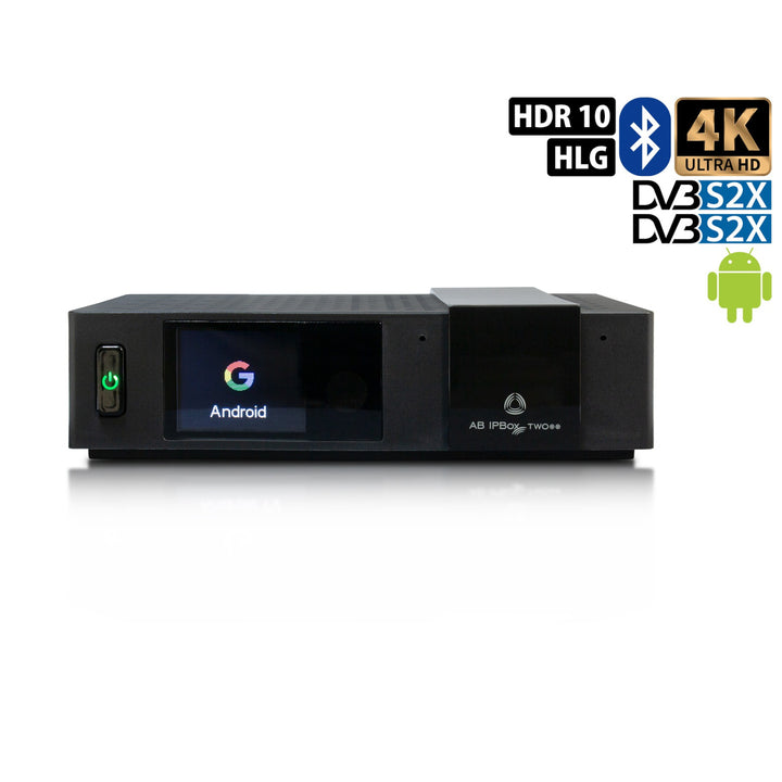 Odbiornik AB IPBox TWO (2x sintonizador DVB-S2X) 4K UHD Android