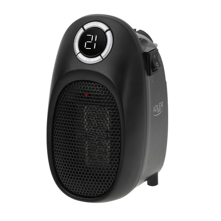 Aquecedor com ventilador Adler Easy Heater AD 7726 de 1500W com display LED