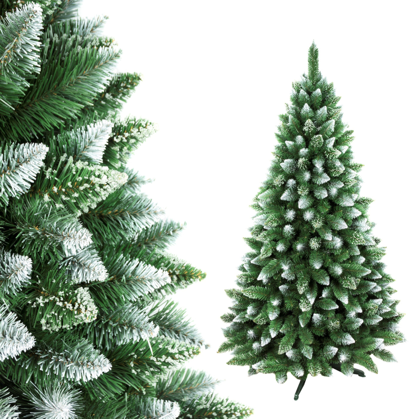 Árbol de Navidad artificial pino DIAMANTE 160cm - alta calidad