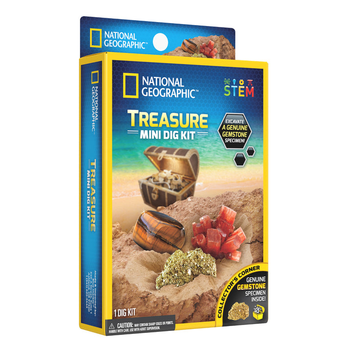 National Geographic - Cofre del Tesoro (Mini Kit de Excavación del Tesoro de Impulso)
