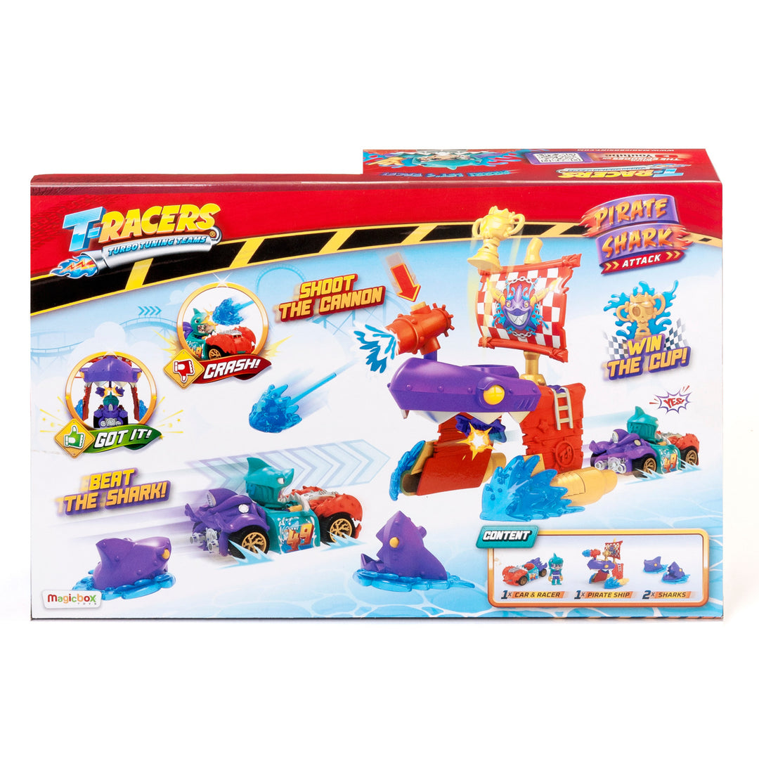 Veículo exclusivo do conjunto T-Racers Pirate Shark Playset